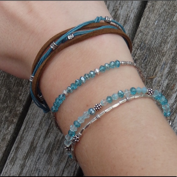 NWT Leather and Hemp Multistrand Bracelet - Picture 2 of 7